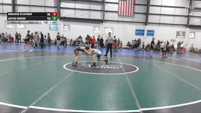 85 lbs Round 3 (6 Team) - Jayko Erwin, BELIEVE TO ACHEIVE vs Brooks Plaford, NC LEGEND