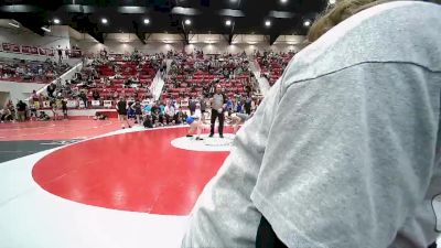 HS 130 lbs Champ. Round 2 - Jerzy Ritter, BRIDGE CREEK vs Ruby Hughes, BIXBY