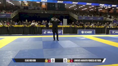 Lorenzo Augusto Fonseca De Faria vs Elias Ireh Kim 2026 Pan Kids Jiu-Jitsu IBJJF Championship