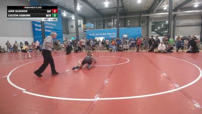 136 lbs Quarterfinal - Jake Gleason, Shippensburg vs Colton Ogburn, Waynesboro