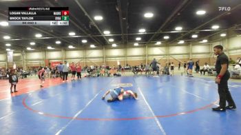 68 lbs Rr Rnd 6 - Logan Vallalla, Mat Assassins White - BK6E vs Brock Taylor, Dynasty Murder Inc - BK6E