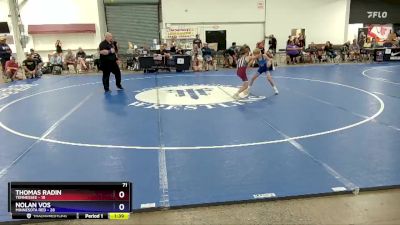 71 lbs Placement Matches (8 Team) - Thomas Radin, Tennessee vs Nolan Vos, Minnesota Red