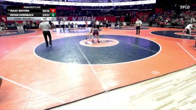 2A 132 lbs Cons. Round 3 - Isaac Mayora, Lombard (Montini) vs Devan Hornback, Geneseo