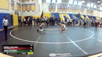 145 lbs Finals (8 Team) - Jewell Williams, Jensen Beach vs Aiden Hutchins, Zephyrhills Christian