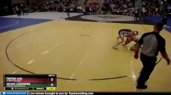 152 lbs Champ. Round 2 - Keyan Laganiere, Kasson-Mantorville vs Triton Cox, Albert Lea Area
