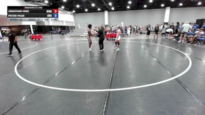 113 lbs Jonathan Hine, Team Wyoming White vs Peter Page, Arkansas