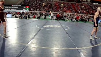 5A 138 lbs Cons. Round 1 - Porter Hoopes, Middleton vs Grayson Newman, Idaho Falls