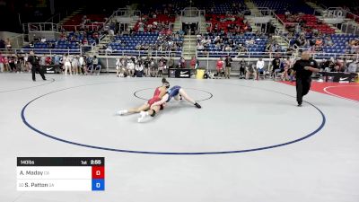 140 lbs Round Of 64 - Alex Maday, CA vs Samantha Patton, GA