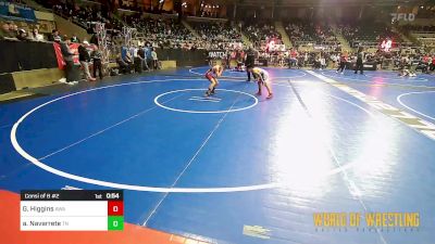 90 lbs Consi Of 8 #2 - Gabriel Higgins, Askren Wrestling Academy vs Abraham Navarrete, Team Nazar