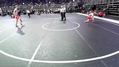 120 lbs Quarterfinal - Brodie Carothers, Tonganoxie Wrestling Club vs Chase Jenny, CWO