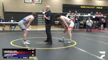 195 lbs Cons. Round 2 - Vincenzo Lima, Big Game Wrestling Club vs Landon Duffy, Indee Mat Club