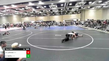 70 lbs Consi Of 8 #2 - Adan Lohman, Mat Demon WC vs Caleb Delfin, Lion Of Judah Wr Ac