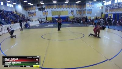 165 lbs Champ Round 1 (16 Team) - Jesten Serrano, Attack WC vs Adam Alsaadi, Griffin Fang