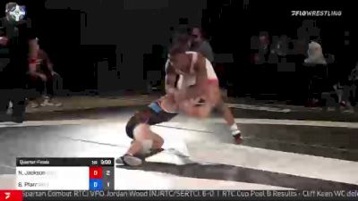 86 kg Quarterfinal - Nate Jackson, NJRTC/SERTC vs Brett Pfarr, Gopher WC