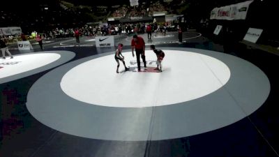 62 lbs Cons. Semis - Gisele Espinosa, Yucaipa Thunder Wrestling Club vs Autumn Arcala, United Wrestling Club