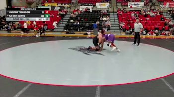 285 lbs Cons. Round 2 - Ka`Ron Lewis, Ozarks vs Hunter Tennison, Drury