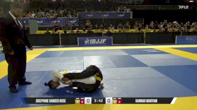 Hannah Maryam vs Josephine Danger Rose 2026 Pan Kids Jiu-Jitsu IBJJF Championship