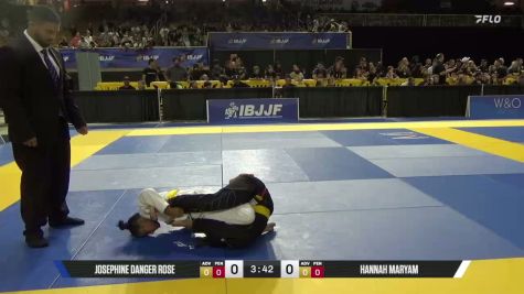 Hannah Maryam vs Josephine Danger Rose 2026 Pan Kids Jiu-Jitsu IBJJF Championship