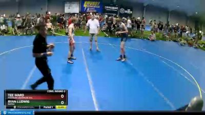 132 lbs Cons. Round 3 - Tee Ward, Michigan Grappler RTC vs Ryan Ludwig, Ojitsu