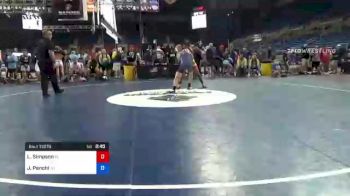 152 lbs Consi Of 32 #2 - Logan Simpson, Florida vs Joseph Penchi, Wisconsin