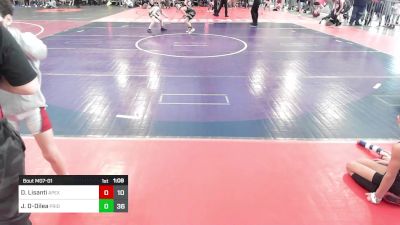 93 lbs Rr Rnd 1 - Dylan Lisanti, Apex Elementary vs Jayden DeAngelis-Dilea, Pride Wrestling