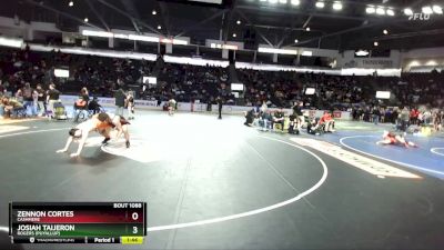 175 lbs Quarterfinal - Zennon Cortes, Cashmere vs Josiah Taijeron, Rogers (Puyallup)