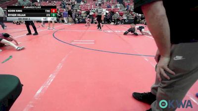 70 lbs Rr Rnd 3 - Koen King, Team Tulsa Wrestling Club vs Ryker Kilian, Kansas Young Guns