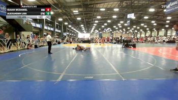 138 lbs Rr Rnd 1 - Isaiah McDaniel, MetroWest United Black vs Alexander Liss, Shore Thing Surf
