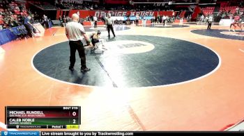 3A 106 lbs Quarterfinal - Caleb Noble, Gurnee (Warren) vs Michael Rundell, Oak Park (O.P.-River Forest)