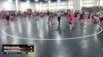 135 lbs Semis & Wb (16 Team) - Kailani Barrientos, RPA/Head Hunters Wrestling Club vs Destiny Hoeppner, Team Iowa Sunshine Smackdown