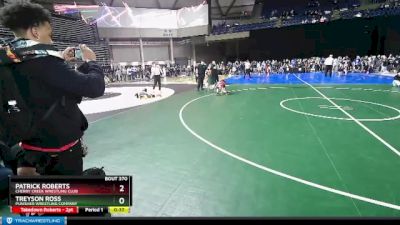 56 lbs Quarterfinal - Patrick Roberts, Cherry Creek Wrestling Club vs Treyson Ross, Punisher Wrestling Company