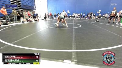 115 lbs Round 3 (4 Team) - James Daniels, East Kansas Eagles Gold vs Waylon Fry, Potentially Dangerous