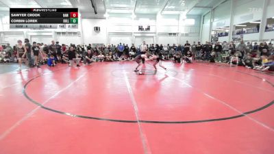 90 lbs Round Robin 1 - Sawyer Crook, BAM Training Center-MS vs Corbin Lorek, Bulldog Premier-MS