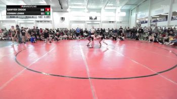90 lbs Round Robin 1 - Sawyer Crook, BAM Training Center-MS vs Corbin Lorek, Bulldog Premier-MS