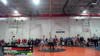145 lbs Round 4 - Aries Day, Clinton Prarie vs Leighna Prater, Trojan Wrestling Academy