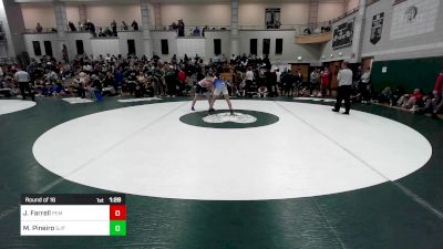 165 lbs Round Of 16 - John Farrell, Pembroke vs Matt Pineiro, Saint John's Prep