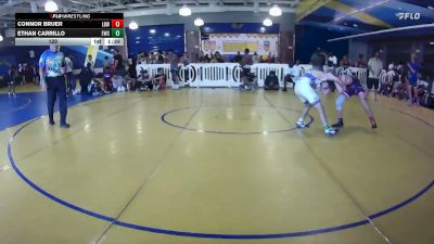 120 lbs Semis & Wb (16 Team) - Connor Bruer, Lemon Bay WC vs Ethan Carrillo, Eagles WC