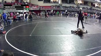 47-50 lbs 5th Place Match - Kelsea Doyle, Pioneer Wrestling Club vs Faith Whitlock, Crawford Jr. Wrestling