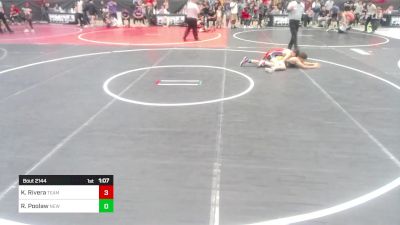 109 lbs Semifinal - Kaius Rivera, Team Montana vs Ricardo Poolaw, New Mexico Bad Boyz