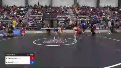 65 kg Round Of 32 - Ethan Fernandez, Spartan Combat RTC vs Ridge Lovett, Nebraska Wrestling Training Center