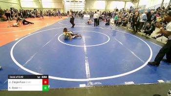 66 lbs Consi Of 8 #2 - Ja'Kel Ziegenfuss, Springdale Youth Wrestling Club vs Xavier Rose, Pin-King All Stars