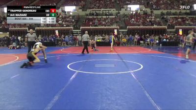 144 lbs Champ. Round 1 - Jax Maziarz, Greatfalls vs Trapper Gendreau, Coyote Wrestling Club