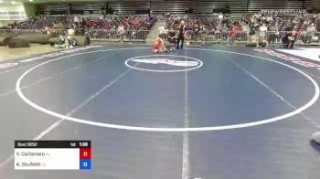 103 lbs Consi Of 8 #2 - Victoria Carbonaro, NJ vs Kaelani Shufeldt, CA