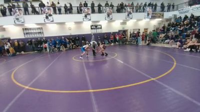 91 lbs Quarterfinal - Carson Marberry, Lovell Middle School vs Santiago Piplica, Riverton Middle School