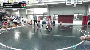 130-140 lbs 3rd Place - Dominic Foster, Cushing Tigers vs Wager Silvis, Team Guthrie Wrestling