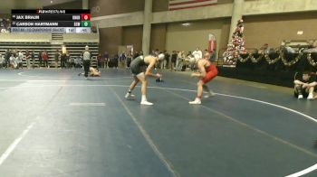 152 Championship Bracket Cons. Round 3 - Carson Hartmann, Scott West vs Jax Braun, Union Grove