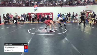 97 kg Semifinal - Justin Rademacher, Beaver Dam RTC vs Soren Herzog, Air Force Regional Training Center