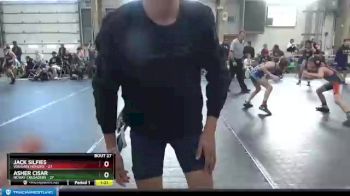 92 lbs Round 7 (8 Team) - Asher Cisar, NCWAY Crusaders vs Jack Silfies, Vougars Honors