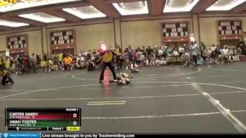 56 lbs Round 1 (6 Team) - Carter Hardy, ACES Wrestling vs Vinny Foster, Steel Valley Red