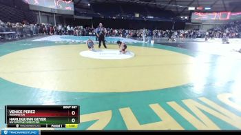 108 lbs Quarterfinal - Venice Perez, Washington vs HarleQuinn Geyer, NW Spartans Wrestling